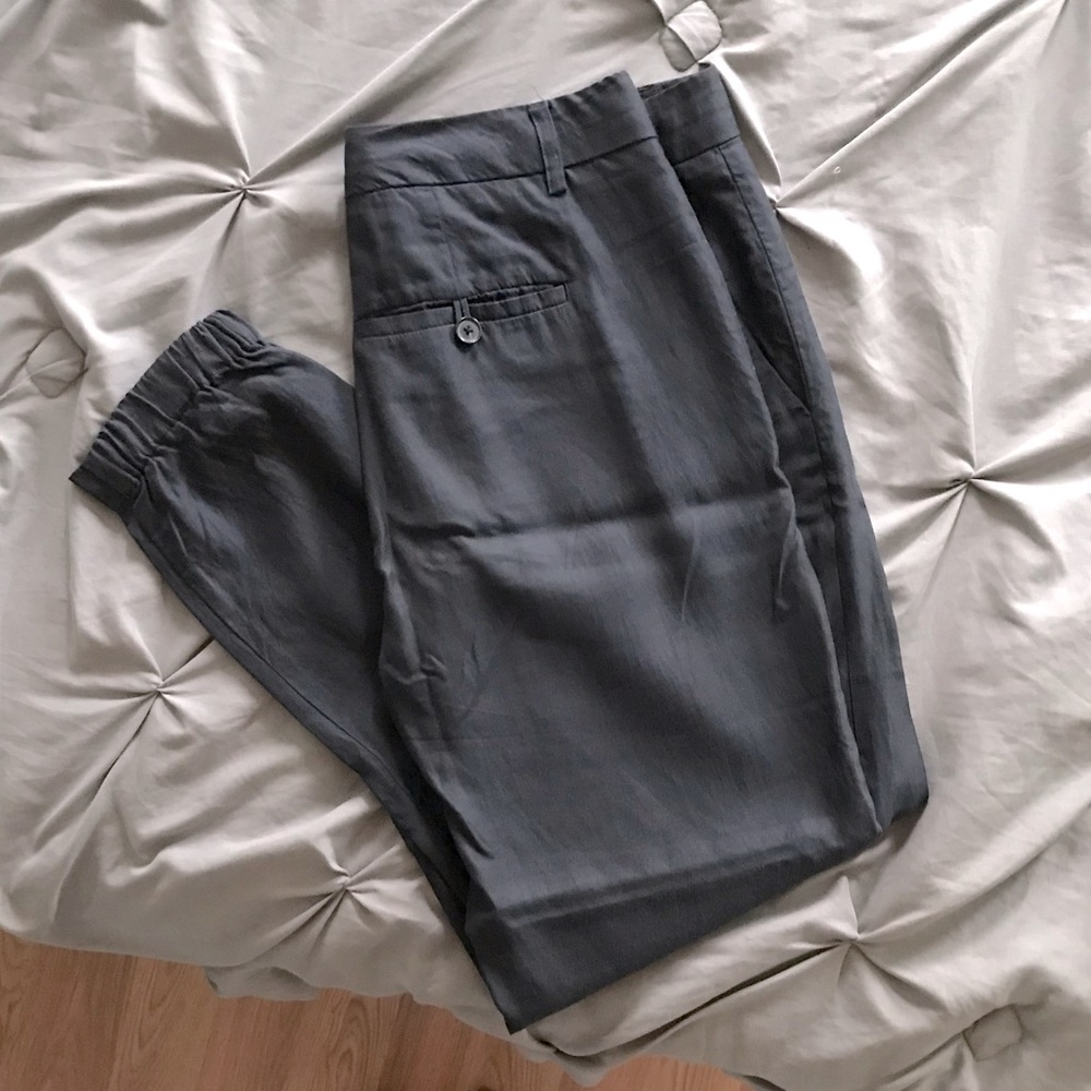Vince Trouser-Style Joggers in Cupro Cotton Blend